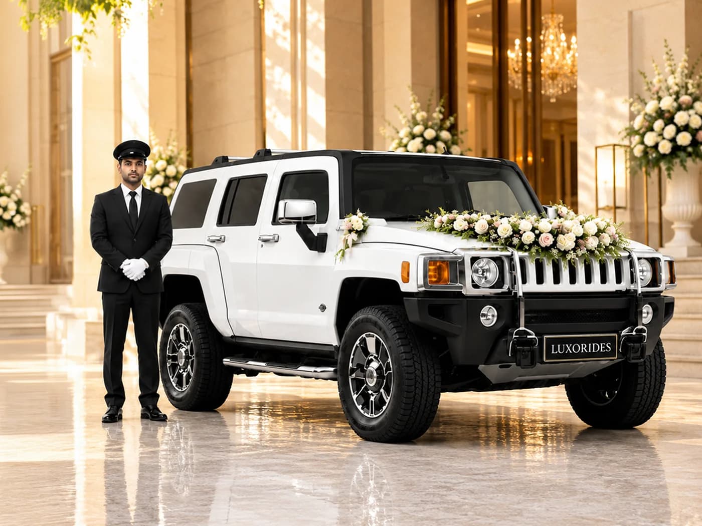 Hummer wedding experience