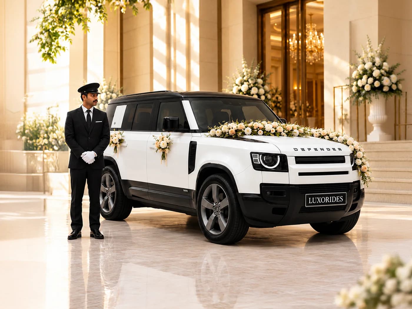 Land Rover wedding experience