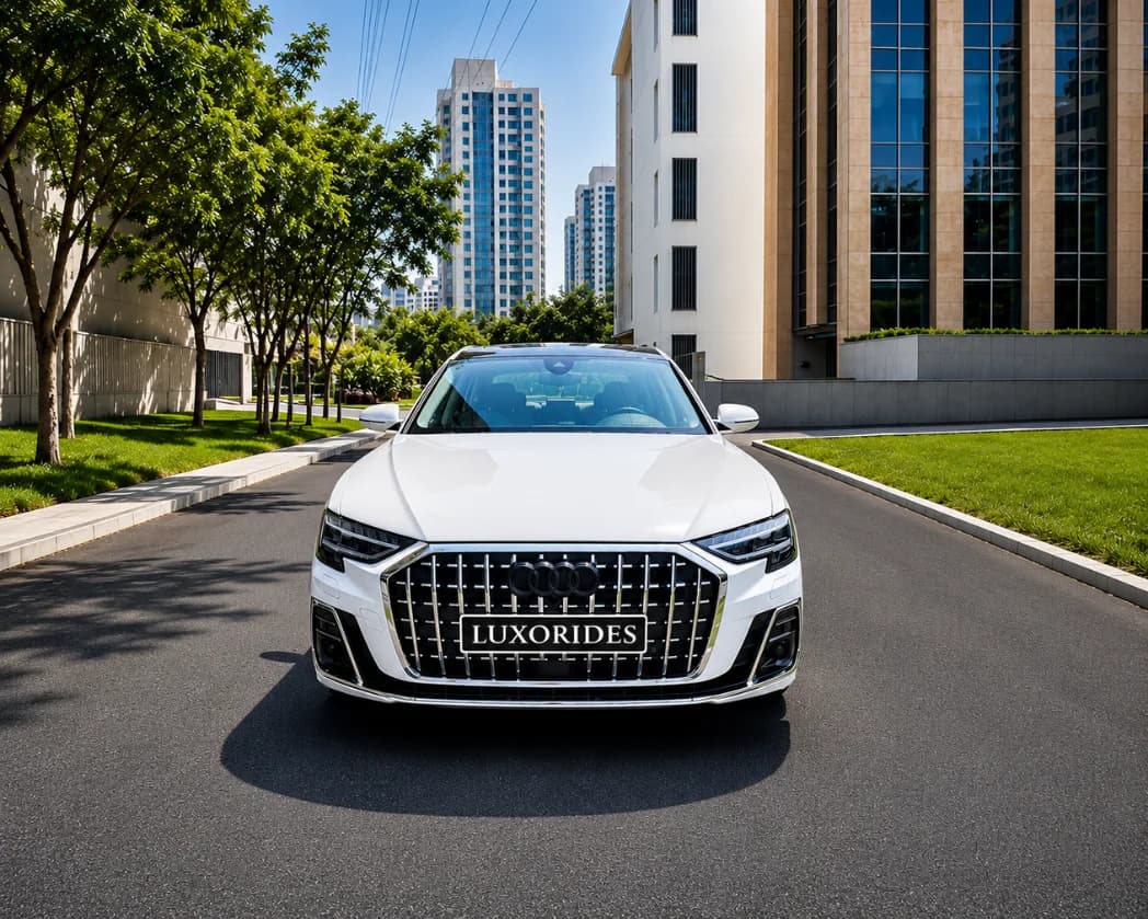 Audi A8 exterior view 1