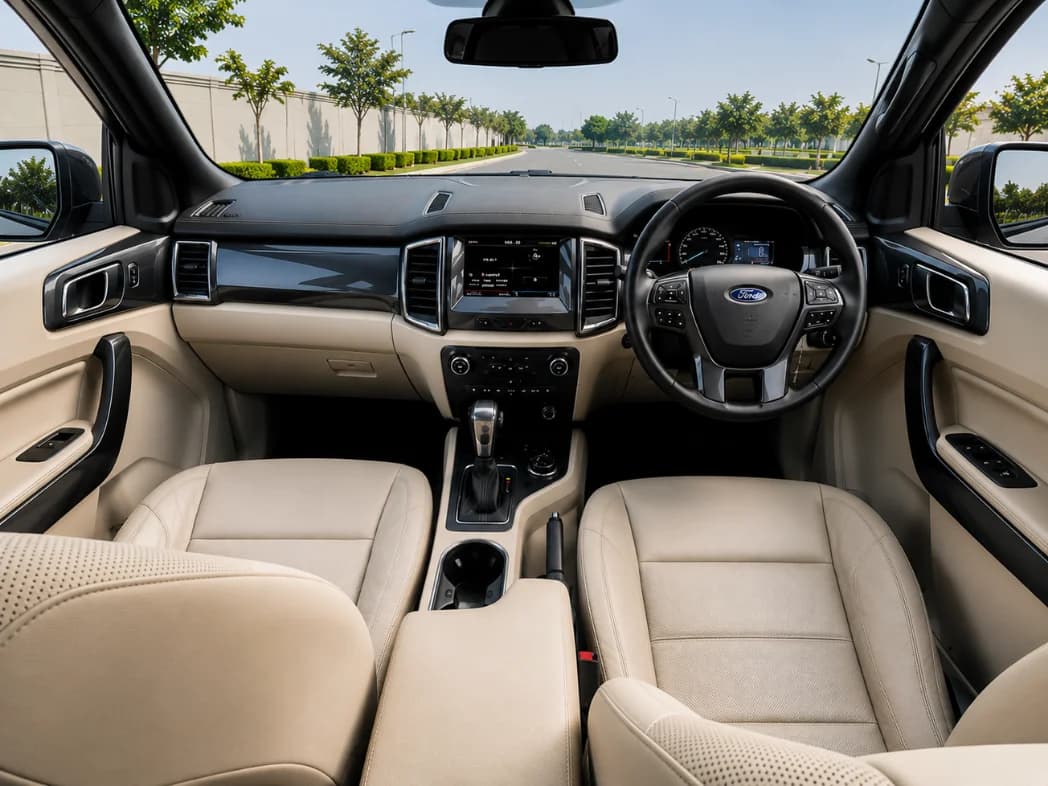 Ford Endeavour cabin interior 3