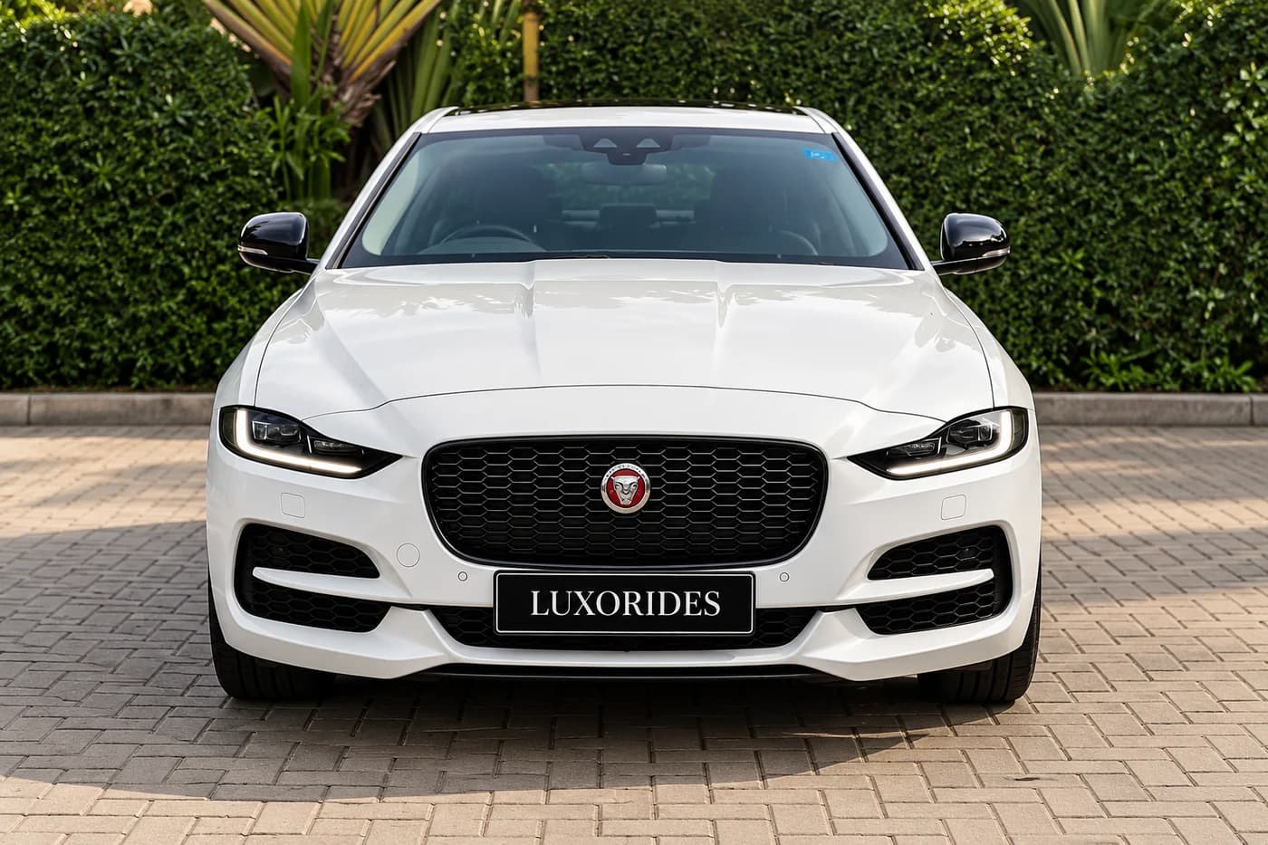 Jaguar XE wedding car exterior