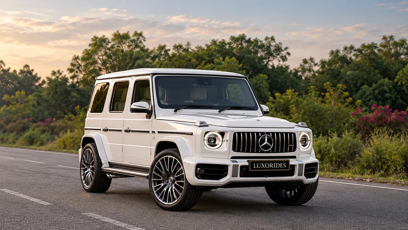 Mercedes-Benz G Wagon wedding car exterior