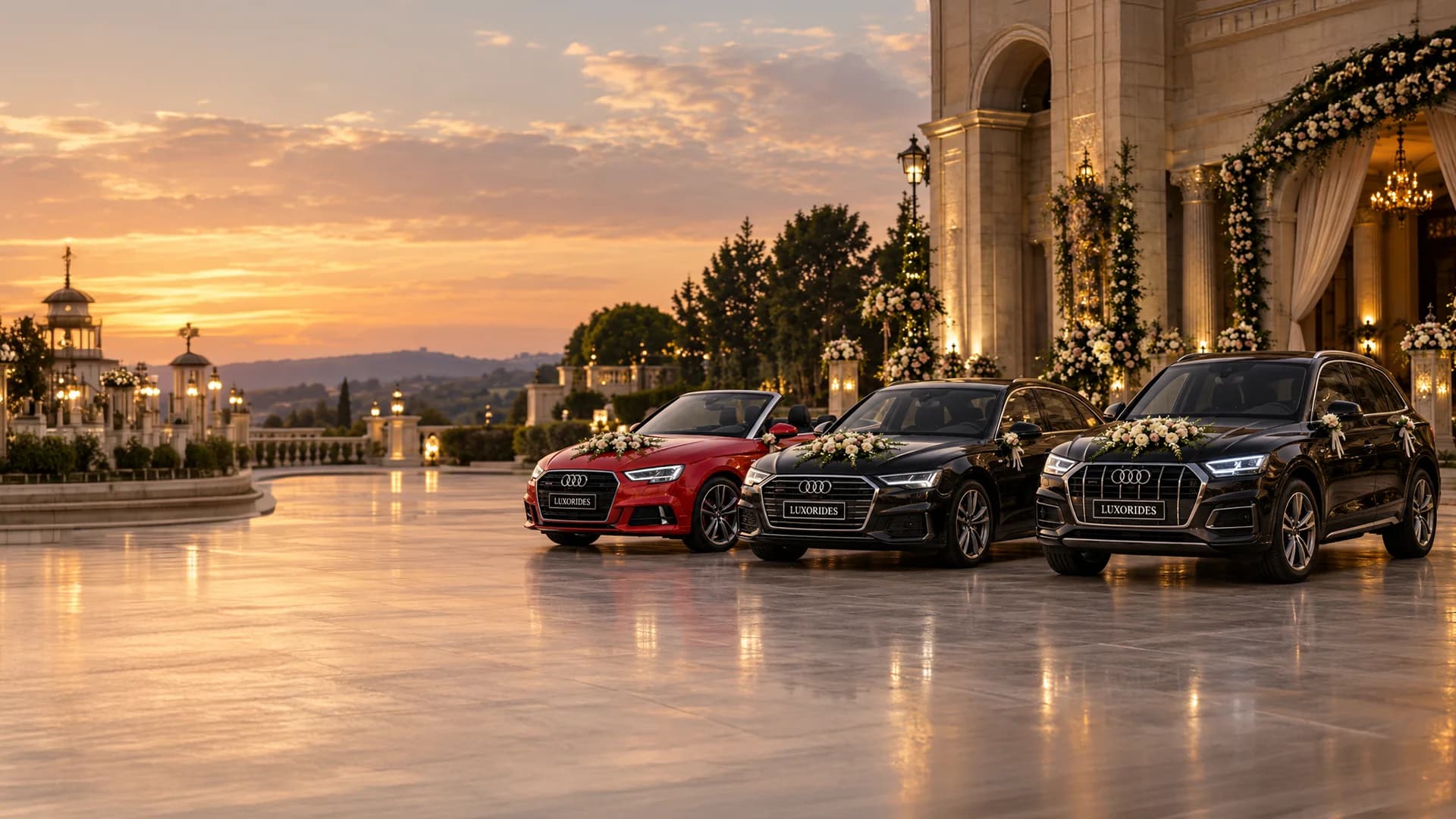 Audi wedding car