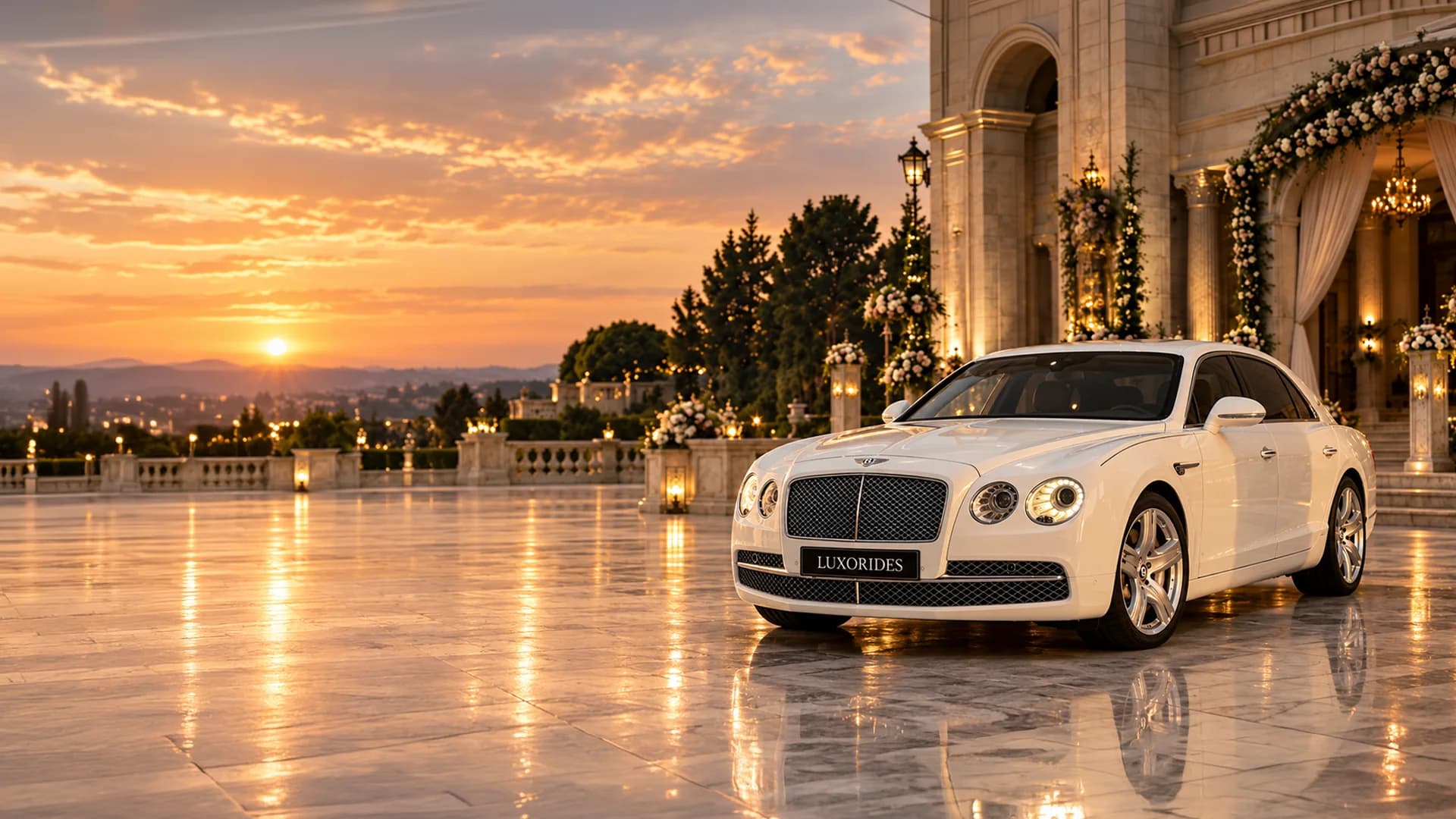 Bentley wedding car