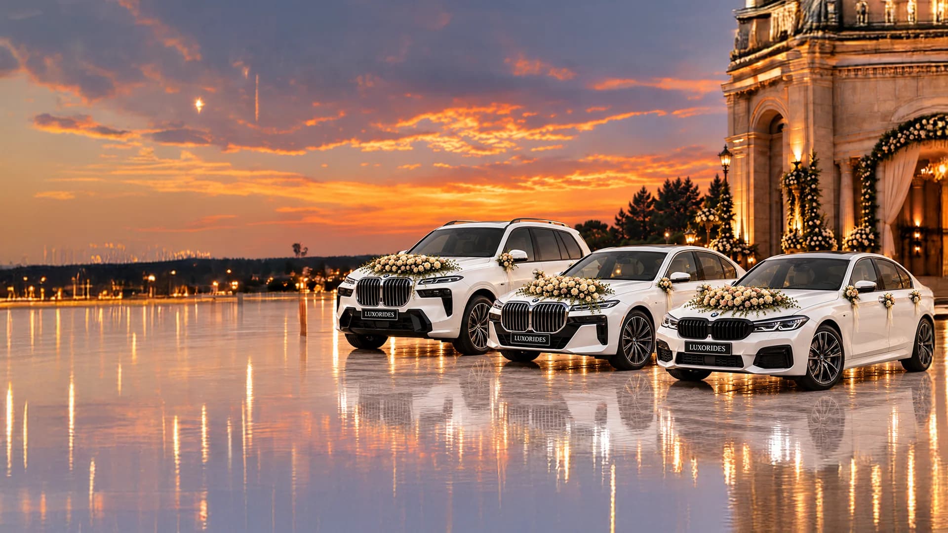 BMW wedding car
