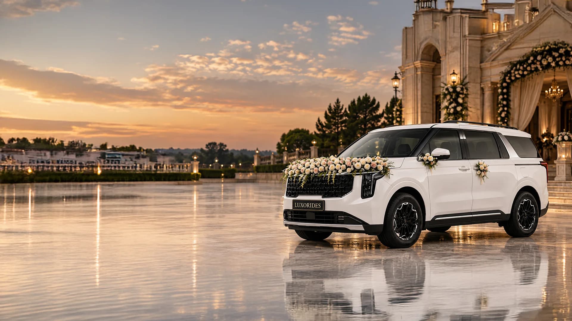 Kia wedding car