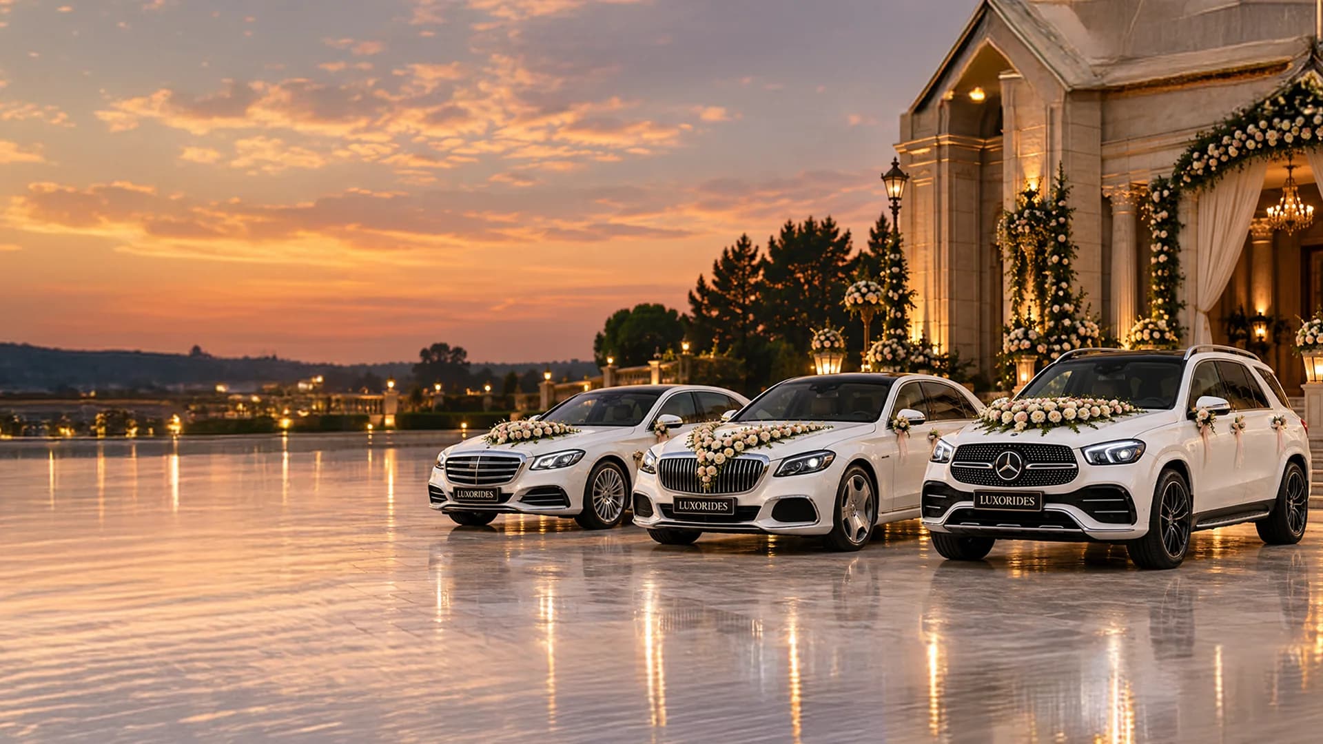 Mercedes-Benz wedding car