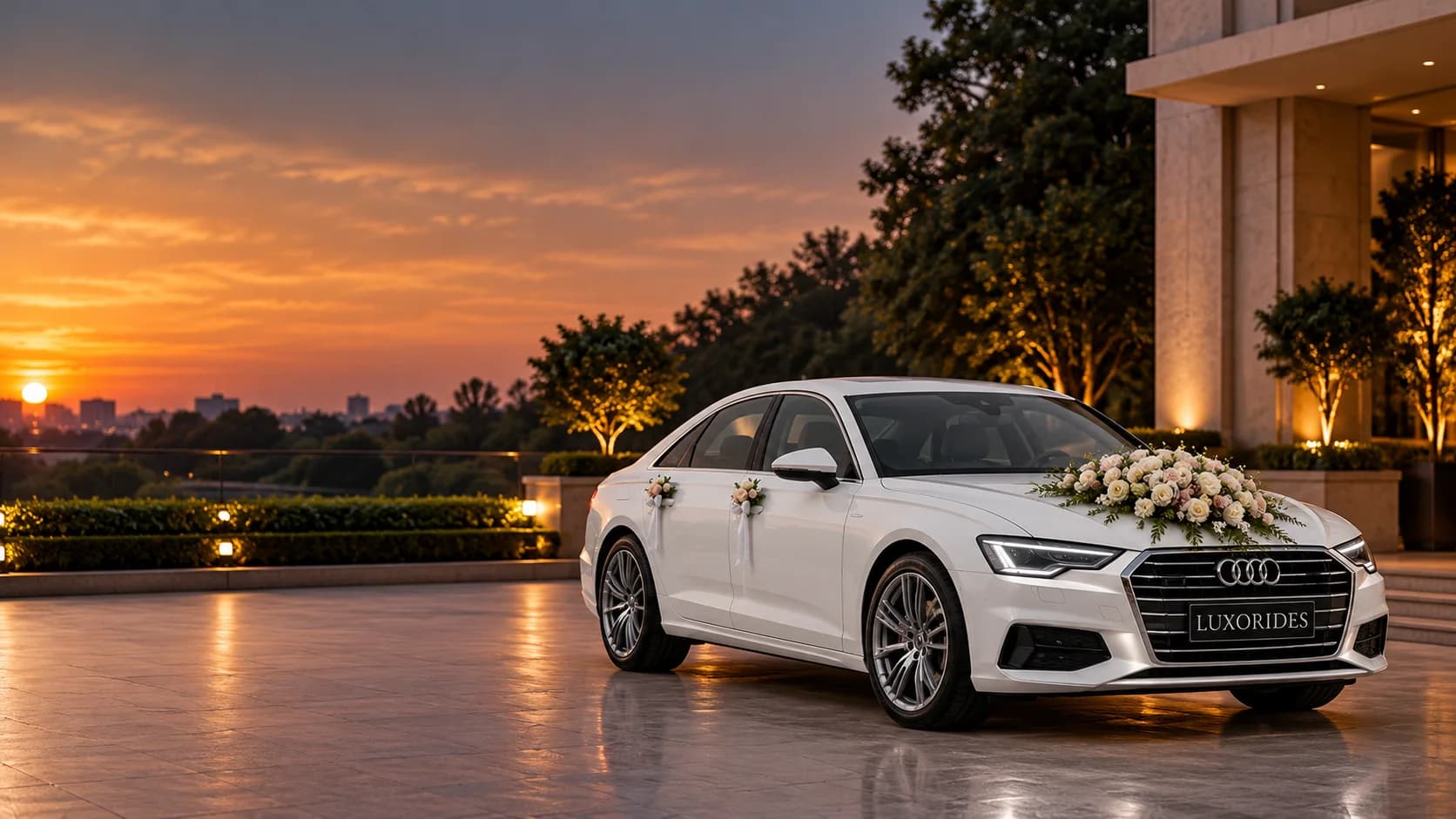 Audi A6 wedding car