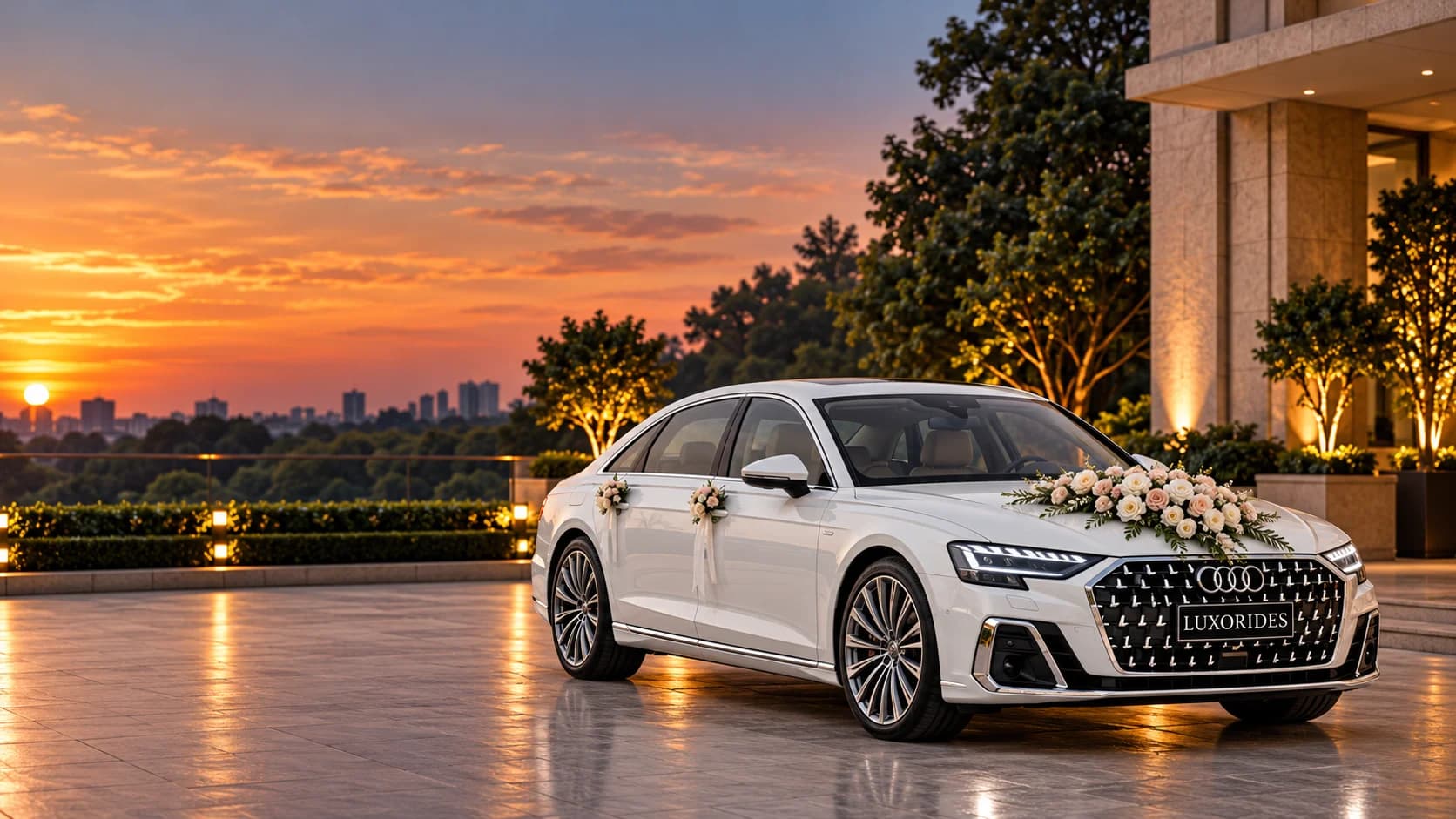 Audi A8 wedding car