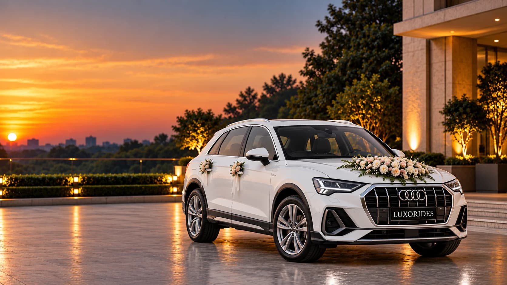 Audi Q3 wedding car