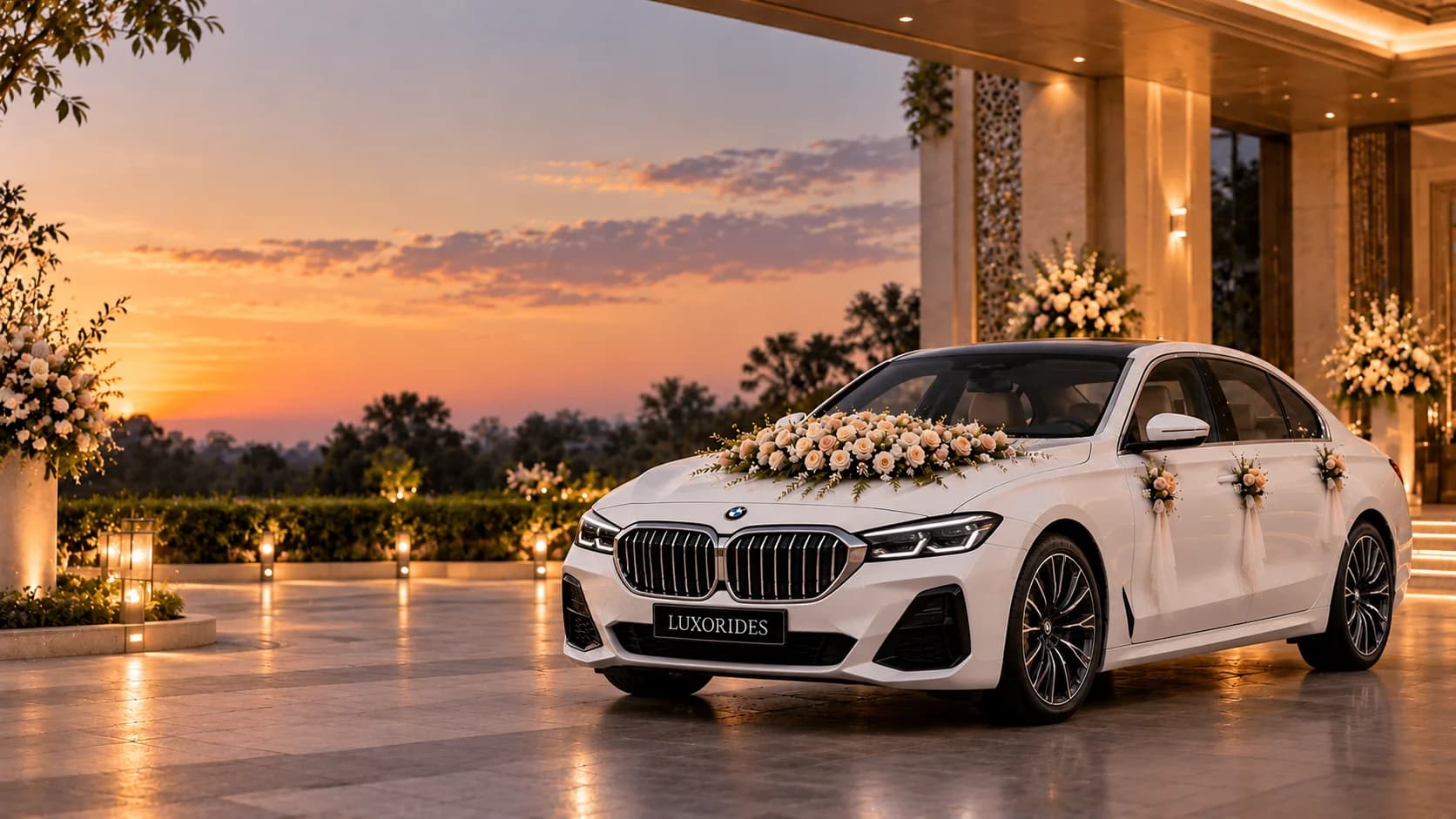 BMW 5 Series wedding car
