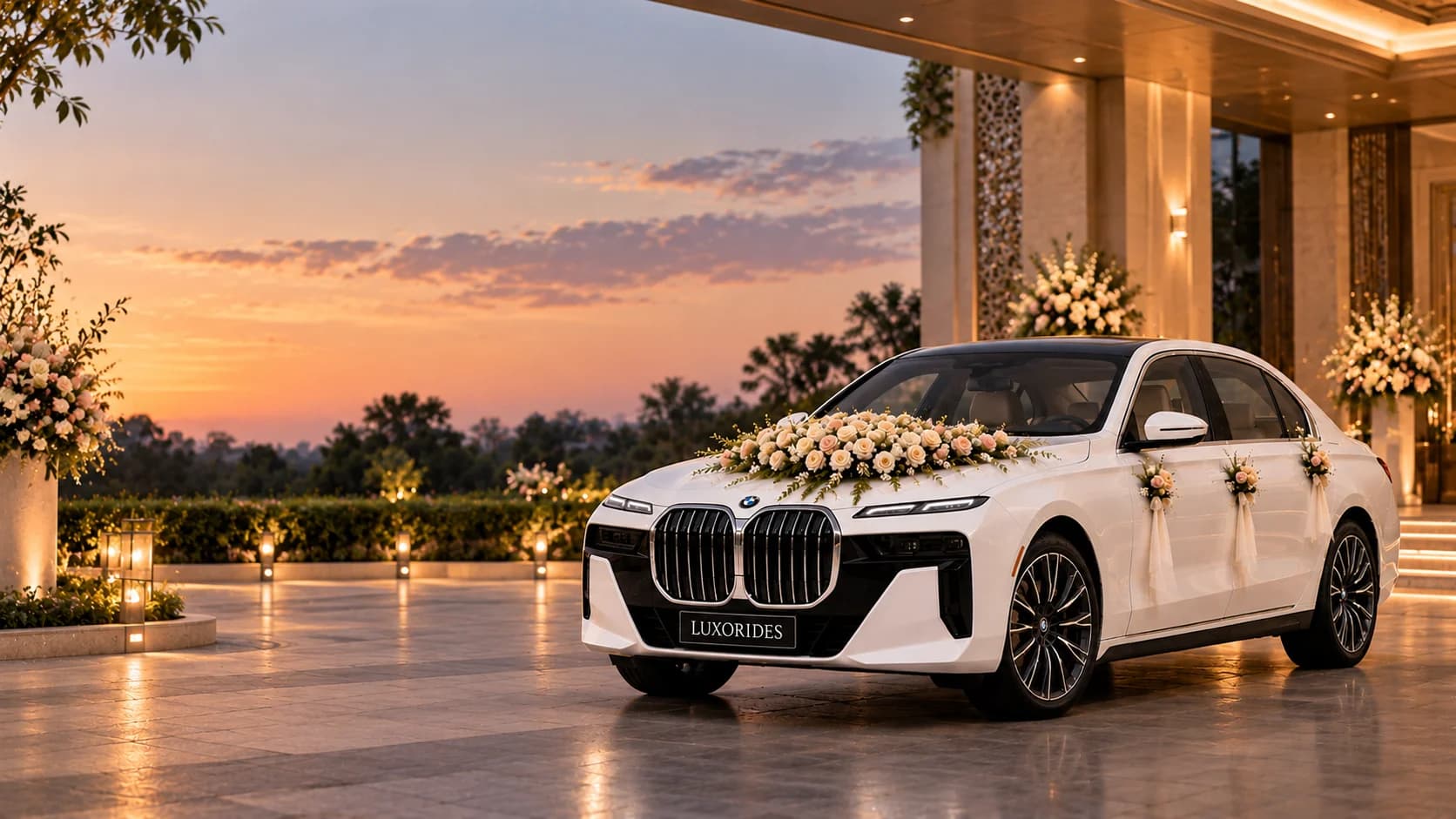 BMW 7 Series wedding car