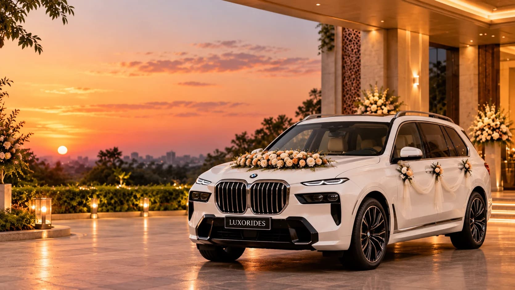 BMW X7 wedding car