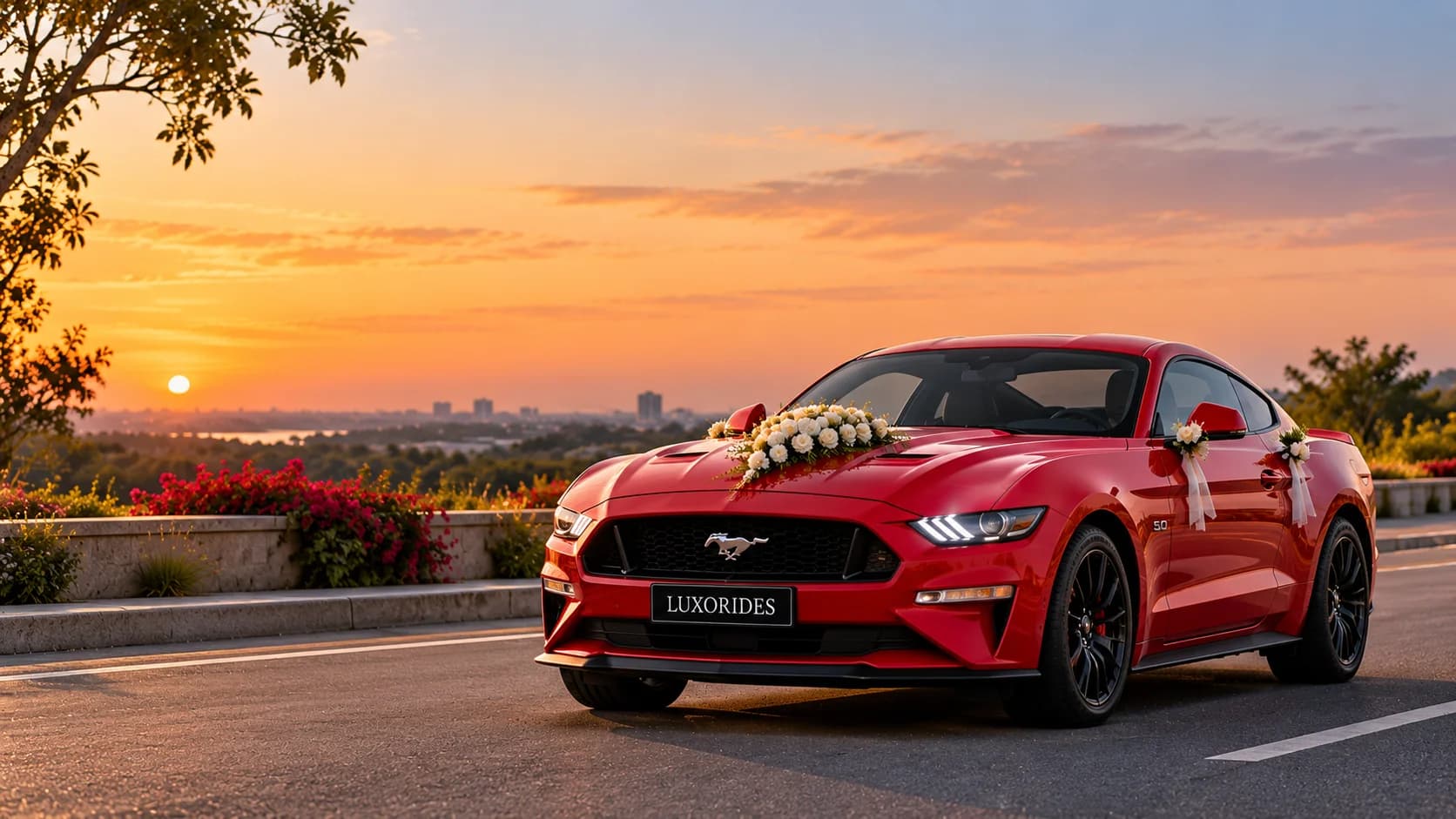 Ford Mustang GT wedding car