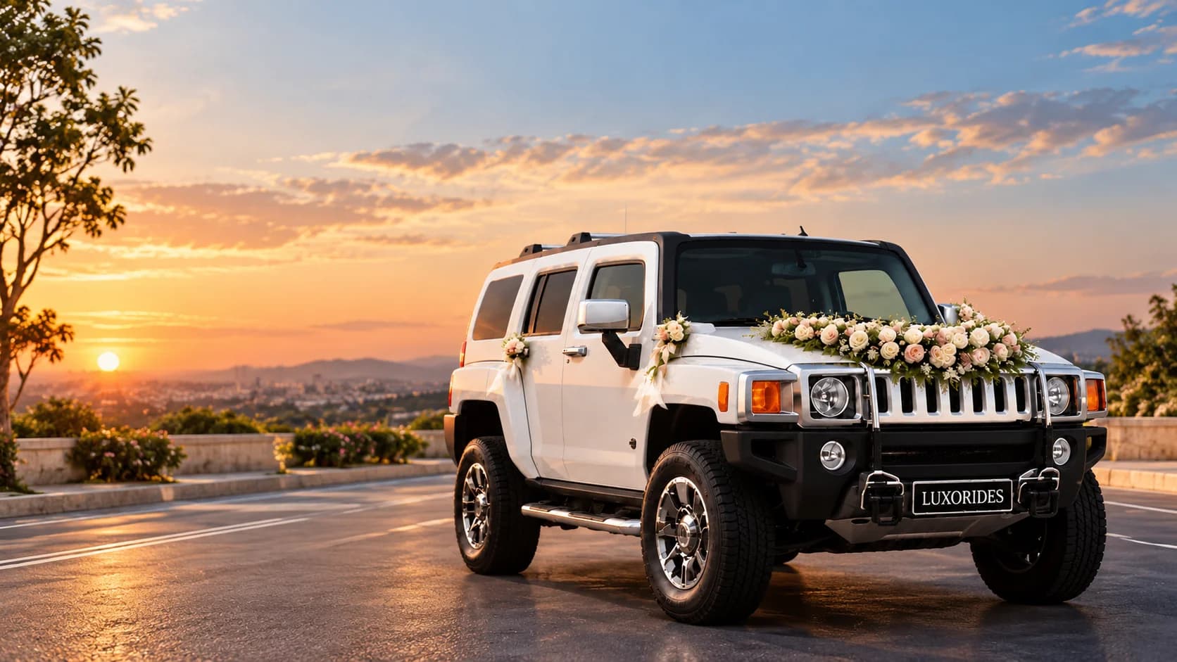 Hummer wedding car