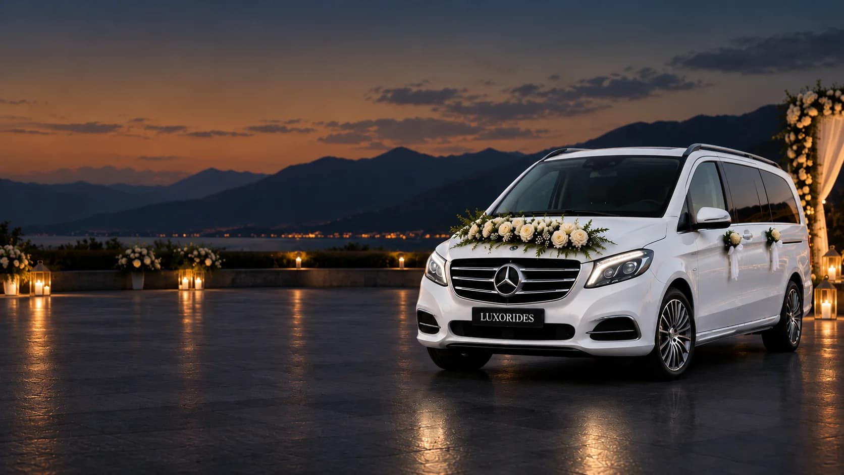 Mercedes-Benz V-Class wedding car