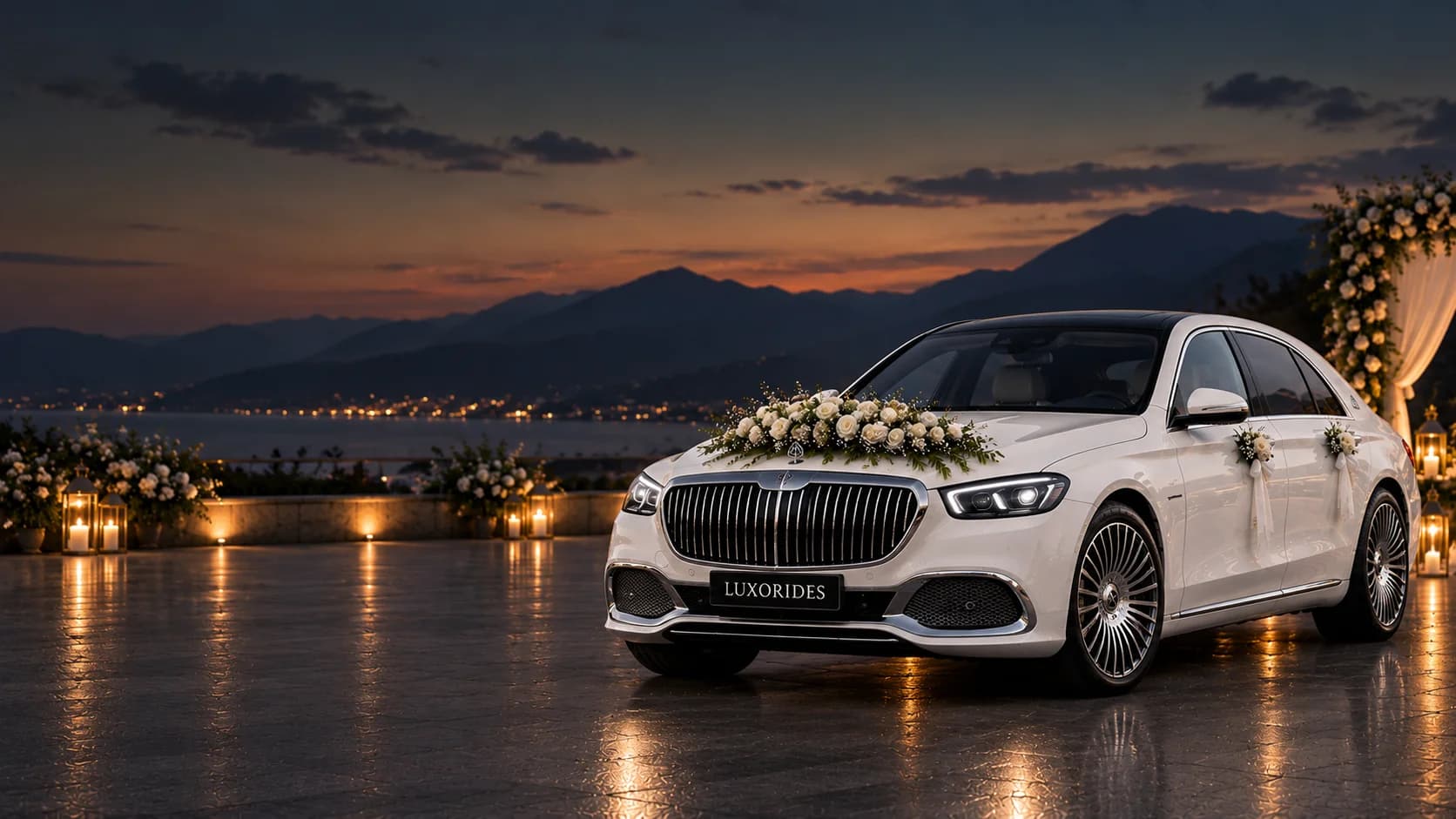 Mercedes-Maybach S580 wedding car