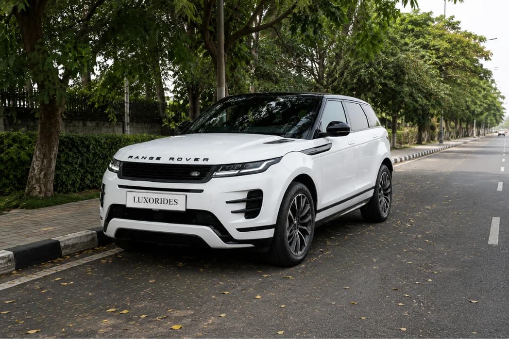 Range Rover Evoque wedding car exterior