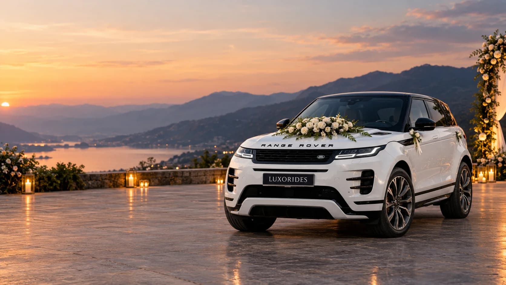 Range Rover Evoque wedding car