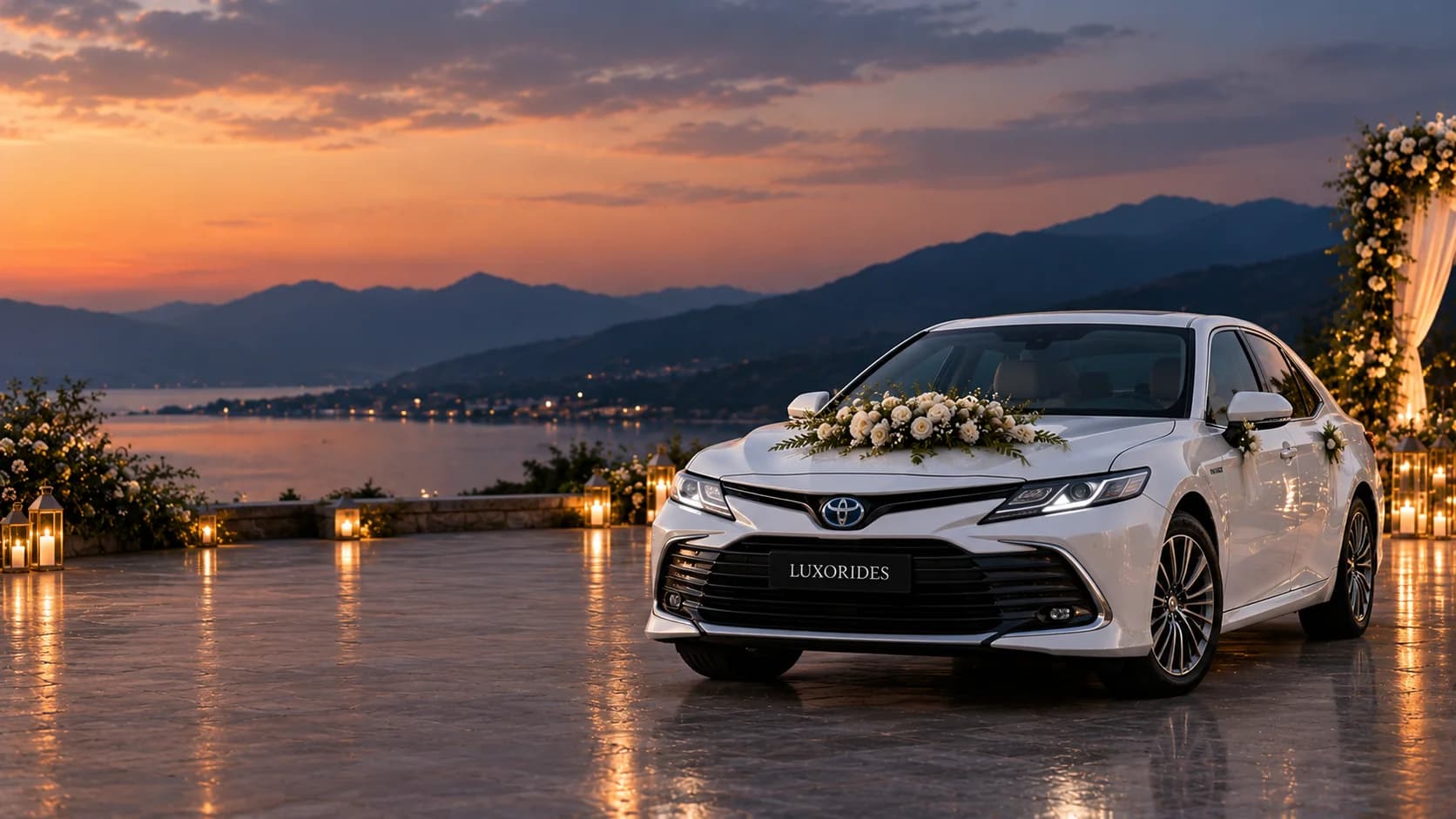 Toyota Camry Hybrid wedding car